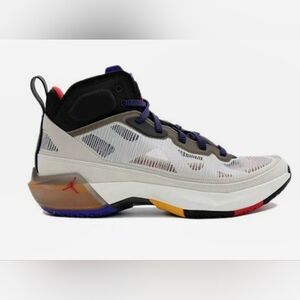 Air Jordan Beyond Borders 37 Athletic Shoes White Red Purple